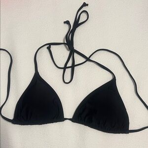 Black Triangle Bikini Top